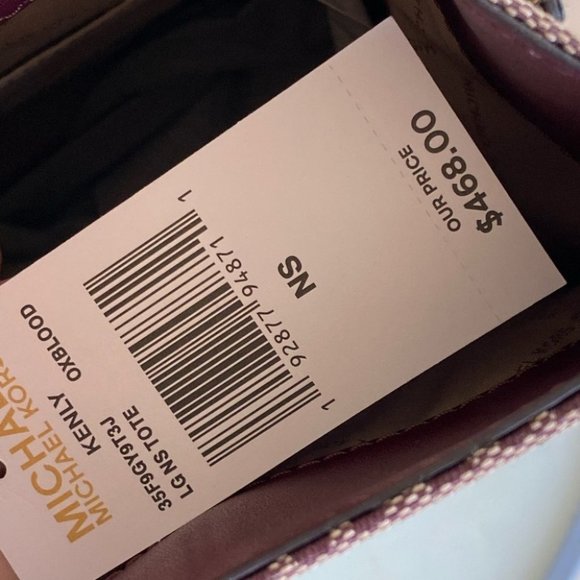 NWT Michael Kors kenly signature handbag - Picture 6 of 7